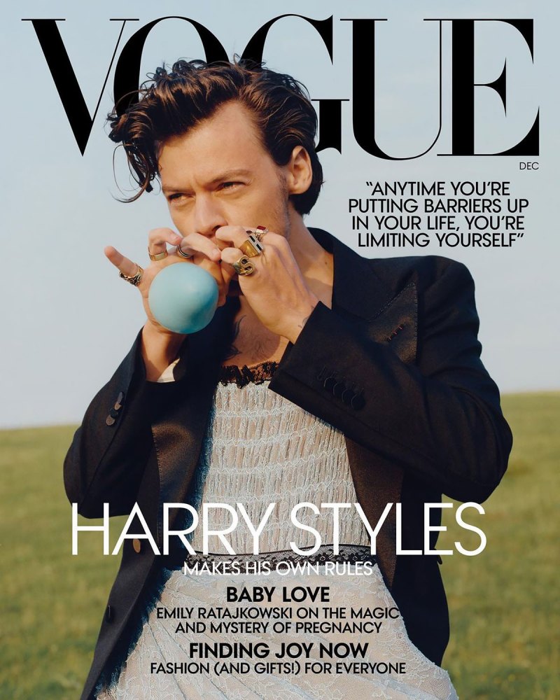 عکسهای هری استایلز روی جلد "Vogue"